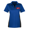 AiN-M386W Harriton Womens Colorblock Polo