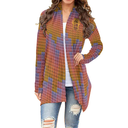 AiN LL23-All-Over Print Women's Cardigan With Long Sleeve-25