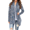 Silent Guard-All-Over Print Women's Cardigan With Long Sleeve