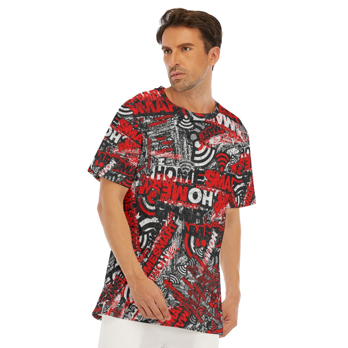 All-Over Print Men's O-Neck T-Shirt | 190GSM Cotton