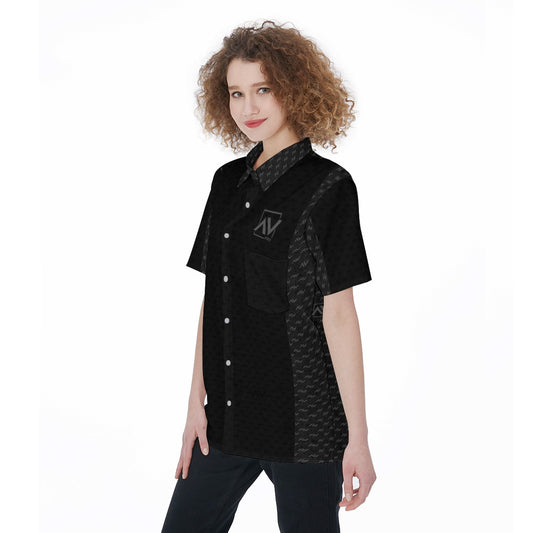 AV Pro-All-Over Print Women's Short Sleeve Shirt With Pocket