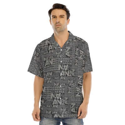 AiN-All-Over Print Men's Hawaiian Shirt