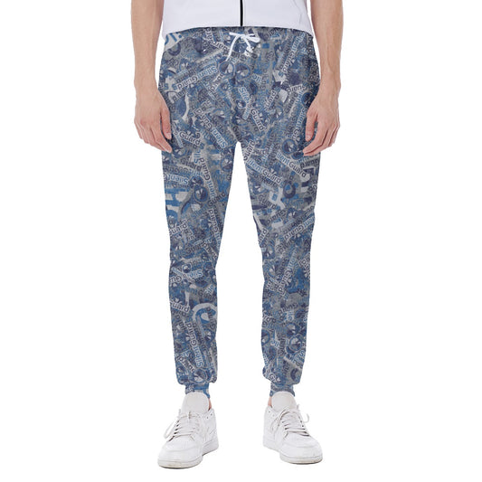 Silent Guard-All-Over Print Men's Sweatpants