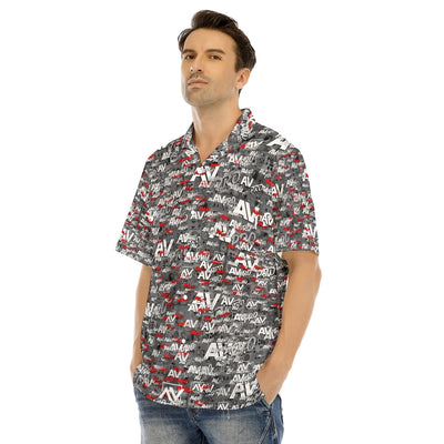 AV Pro-All-Over Print Men's Hawaiian Shirt