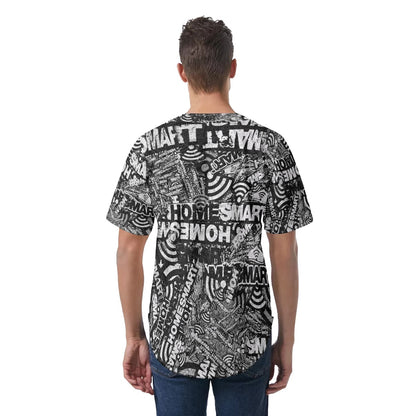 HomeSmart-All-Over Print Men's Short Sleeve Baseball Jersey