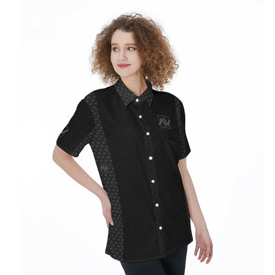 AV Pro-All-Over Print Women's Short Sleeve Shirt With Pocket