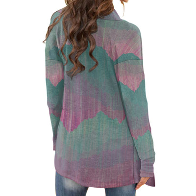 AiN LL23-All-Over Print Women's Cardigan With Long Sleeve-15