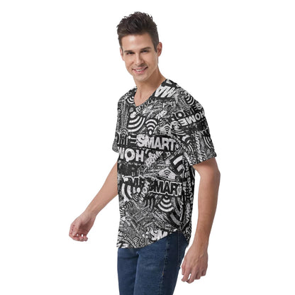 HomeSmart-All-Over Print Men's Short Sleeve Baseball Jersey