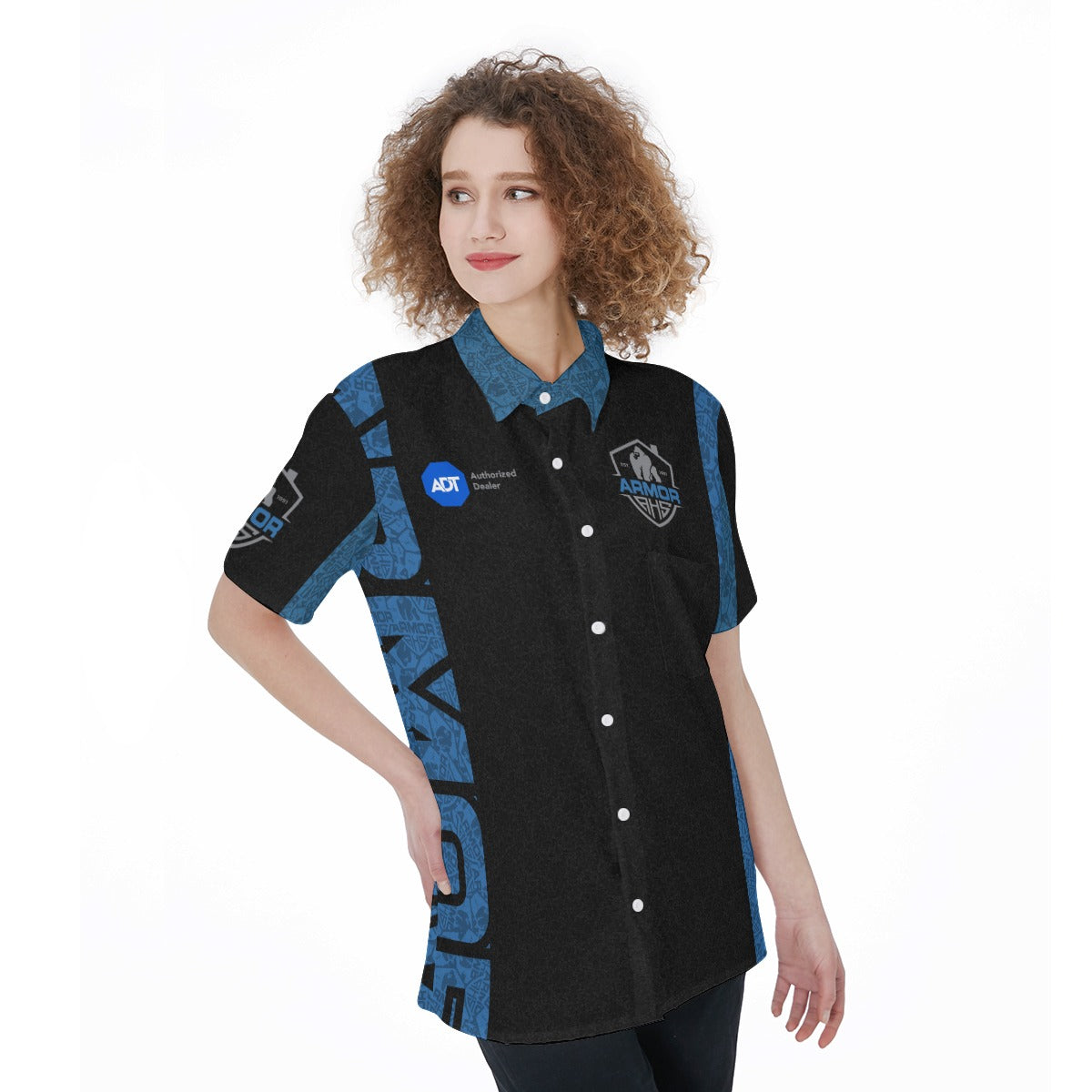 Armor AHS/ADT-All-Over Print Women's Short Sleeve Shirt