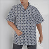 Silent Guard Honeycomb QR-All-Over Print Men's Hawaiian Shirt