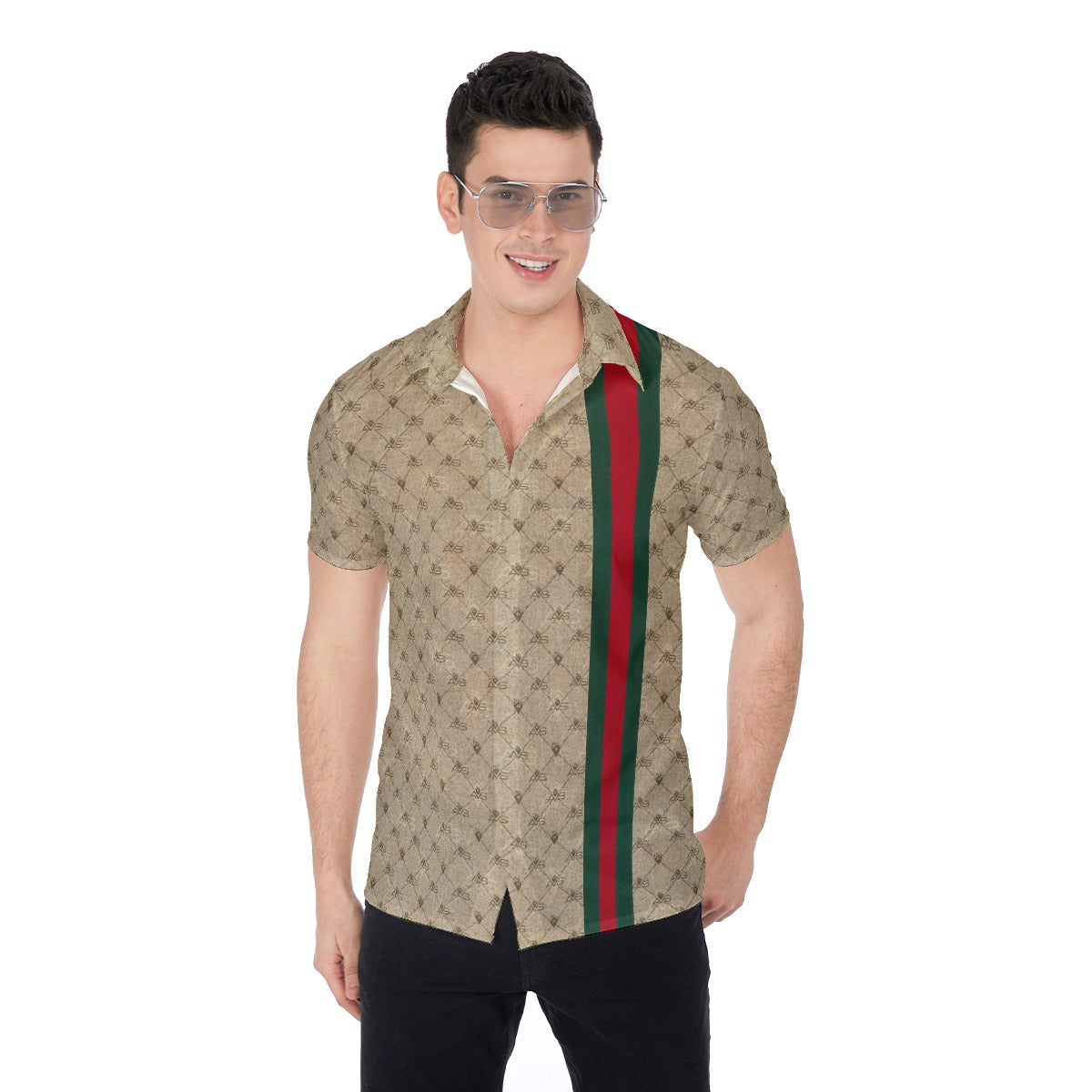 AVS-All-Over Print Men's Shirt