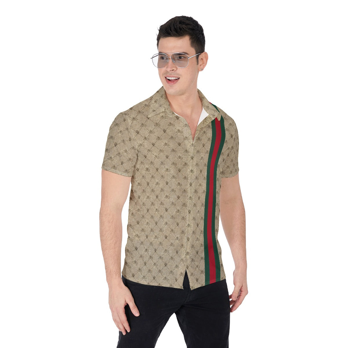 AVS-All-Over Print Men's Shirt