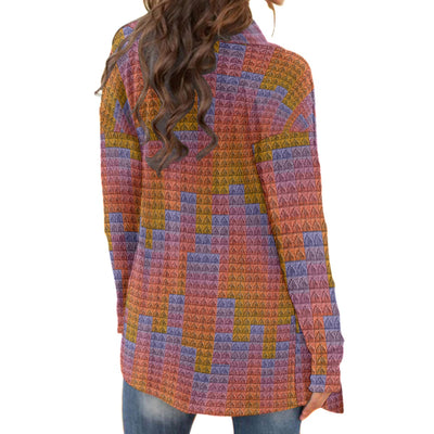 AiN LL23-All-Over Print Women's Cardigan With Long Sleeve-25