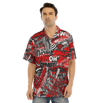 HomeSmart-All-Over Print Men's Hawaiian Shirt