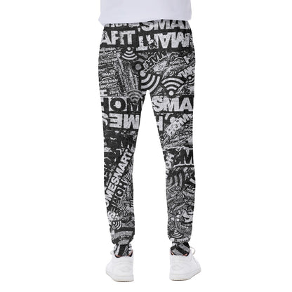 HomeSmart-Over Print Men's Sweatpants/Joggers