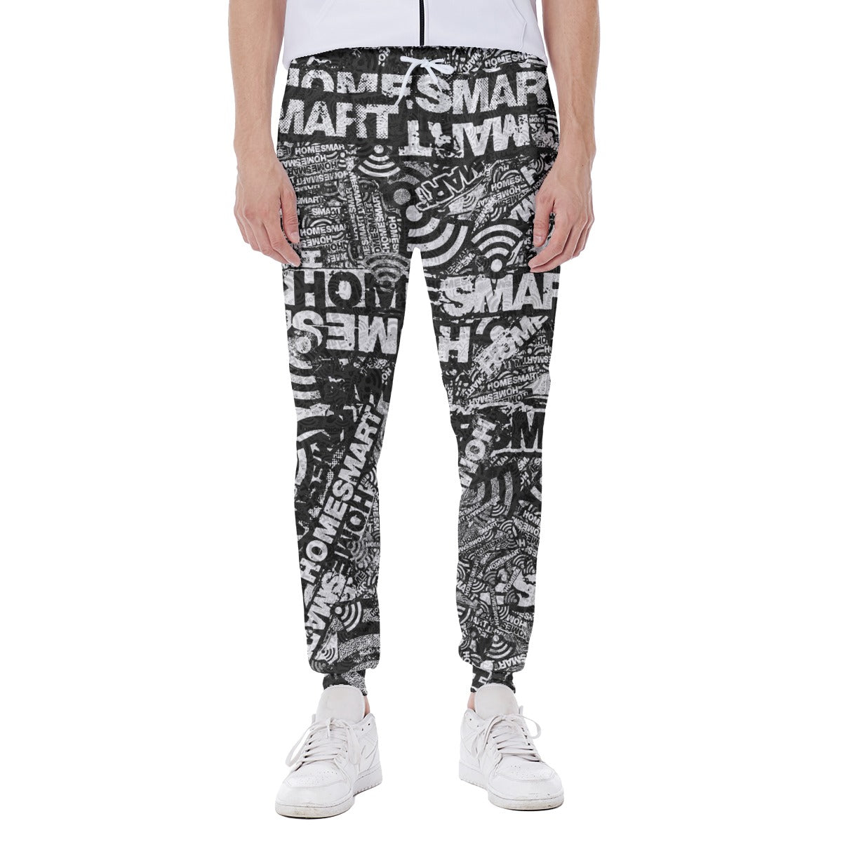 HomeSmart-Over Print Men's Sweatpants/Joggers