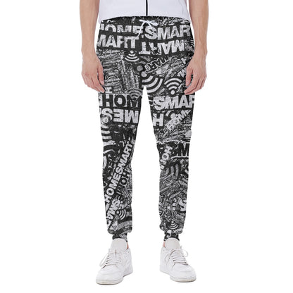 HomeSmart-Over Print Men's Sweatpants/Joggers