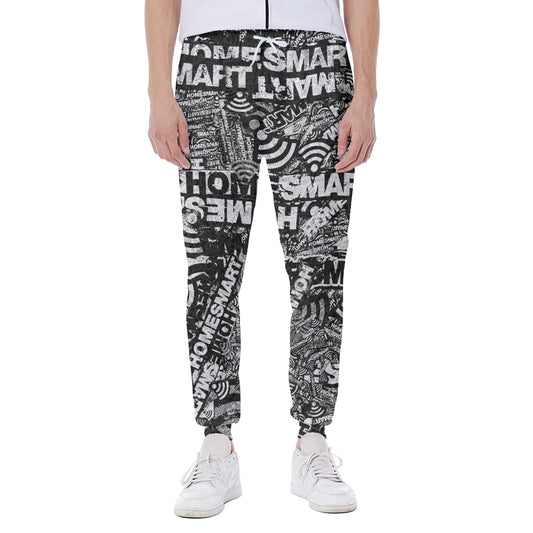 HomeSmart-Over Print Men's Sweatpants/Joggers