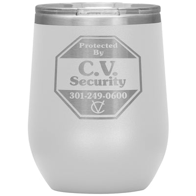 C.V. Security-12oz Insulated Wine Tumbler
