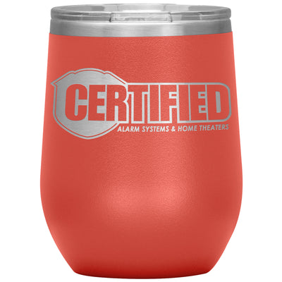 Certified Alarm-12oz Insulated Wine Tumbler