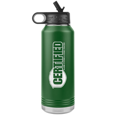 Certified Alarm-32oz Insulated Water Bottle