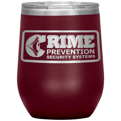 Crime Prevention-12oz Wine Insulated Tumbler