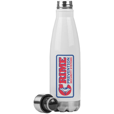 Crime Prevention-20oz Insulated Water Bottle