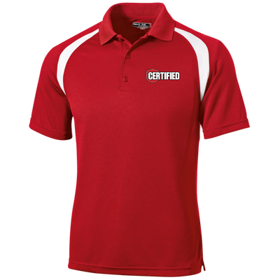 Certified Alarm-Moisture-Wicking Golf Shirt