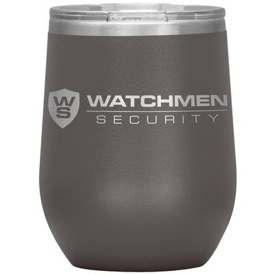 Watchmen Security-12oz Wine Insulated Tumbler