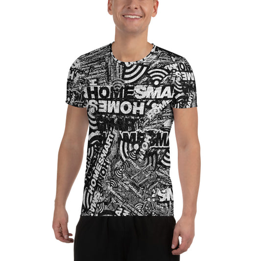 HomeSmart-All-Over Print Men's Athletic T-shirt