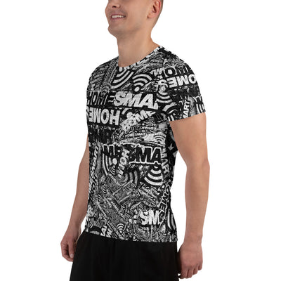 HomeSmart-All-Over Print Men's Athletic T-shirt