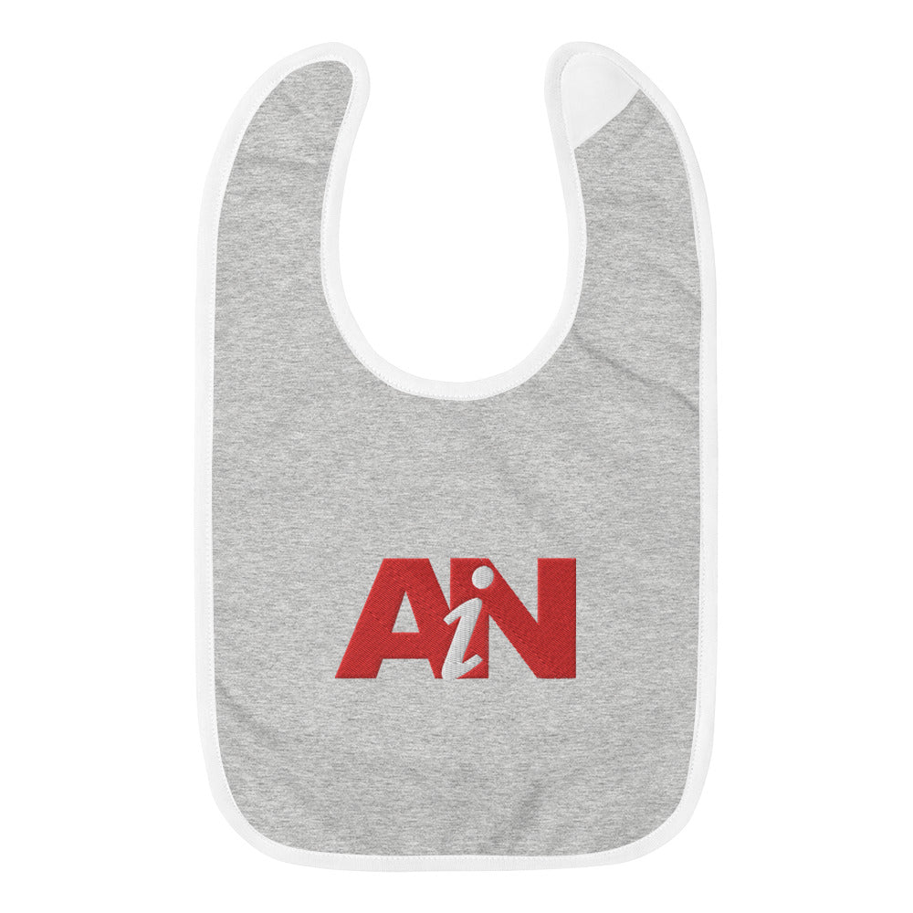 AiN-Embroidered Baby Bib