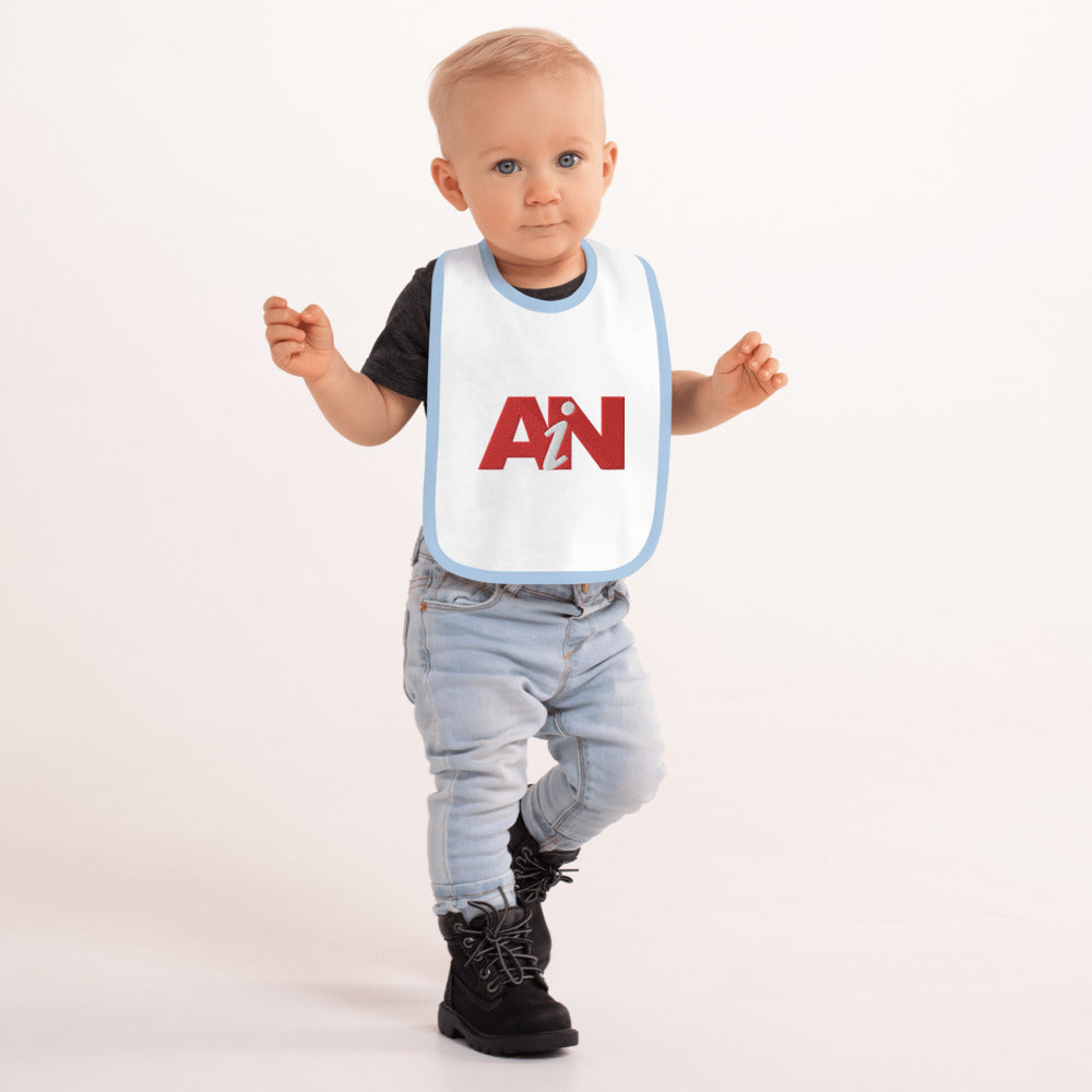 AiN-Embroidered Baby Bib