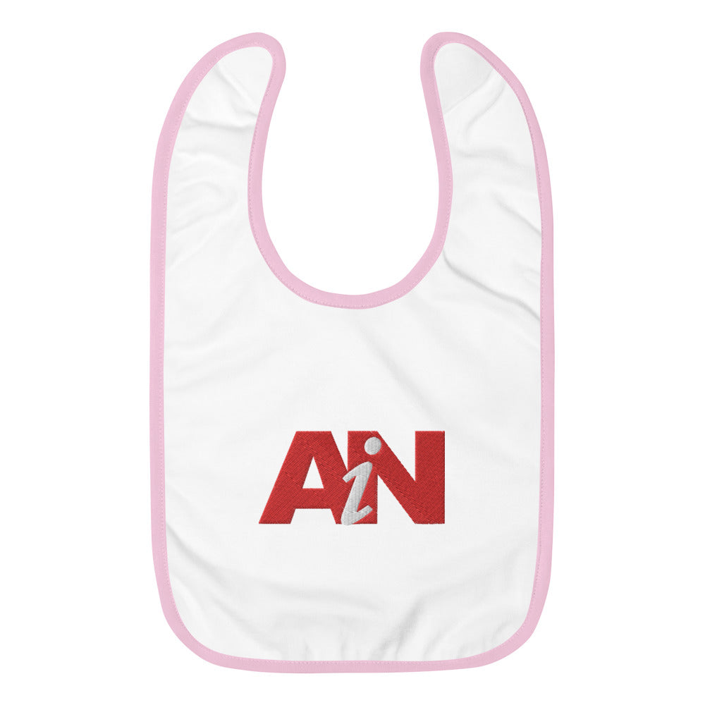 AiN-Embroidered Baby Bib