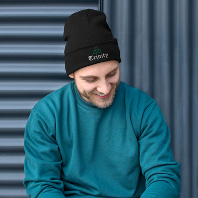 Trinity-Embroidered Beanie