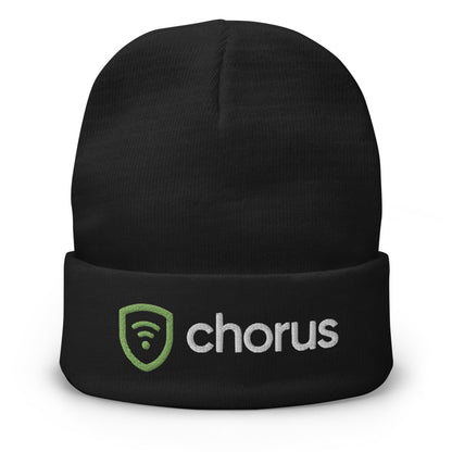 Chorus-Embroidered Beanie