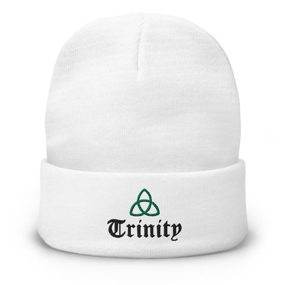 Trinity-Embroidered Beanie