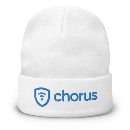 Chorus-Embroidered Beanie