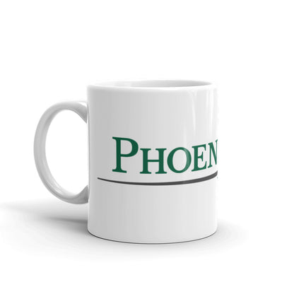 Pheonix-White glossy mug