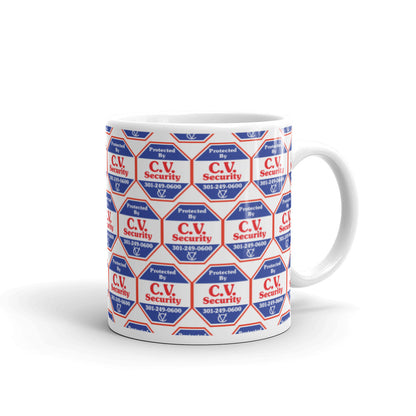 C.V. Security-White glossy mug