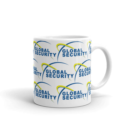 Global Security-White glossy mug