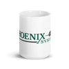 Pheonix-White glossy mug