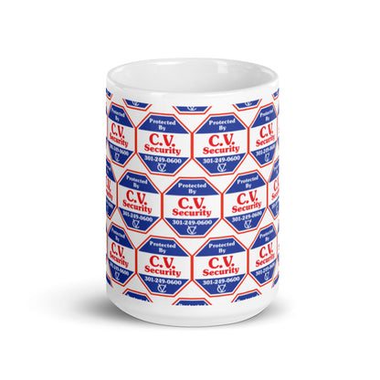 C.V. Security-White glossy mug