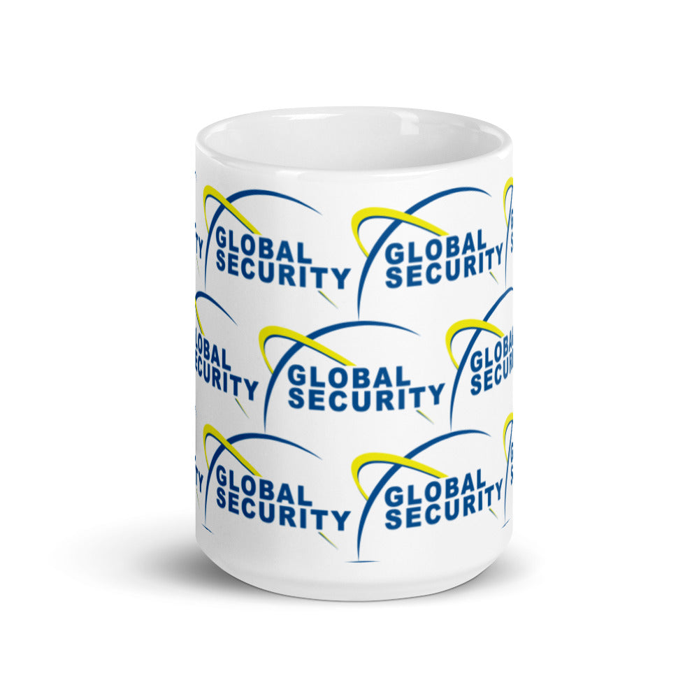 Global Security-White glossy mug