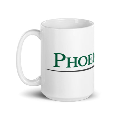 Pheonix-White glossy mug