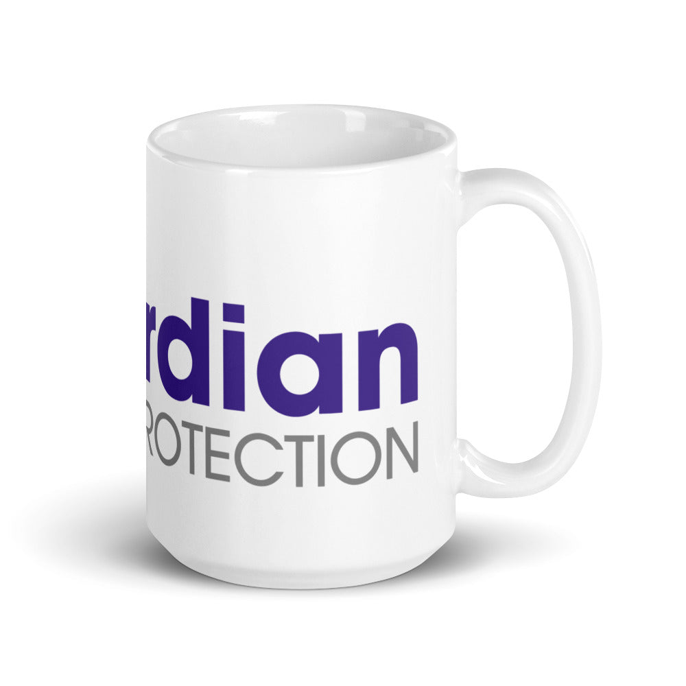 Guardian-White glossy mug