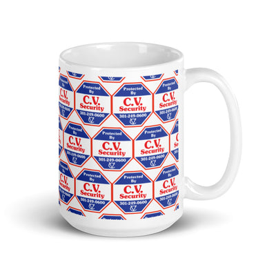 C.V. Security-White glossy mug