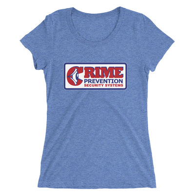 Crime Prevention-Ladies' short sleeve t-shirt