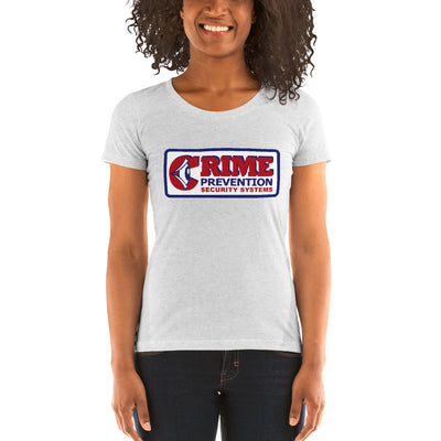 Crime Prevention-Ladies' short sleeve t-shirt